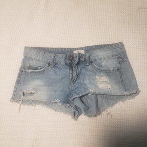 Denim shorts